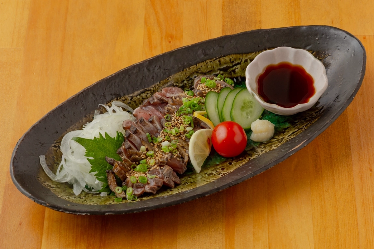 地鶏のたたき(ポン酢)