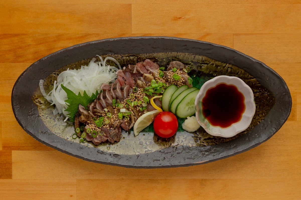 地鶏のたたき(ポン酢)