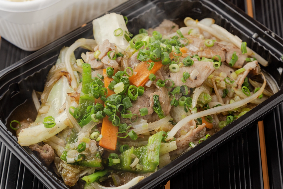 豚塩だれ葱ダク弁当