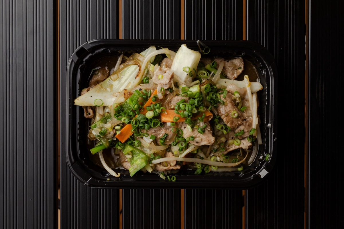 豚塩だれ葱ダク弁当