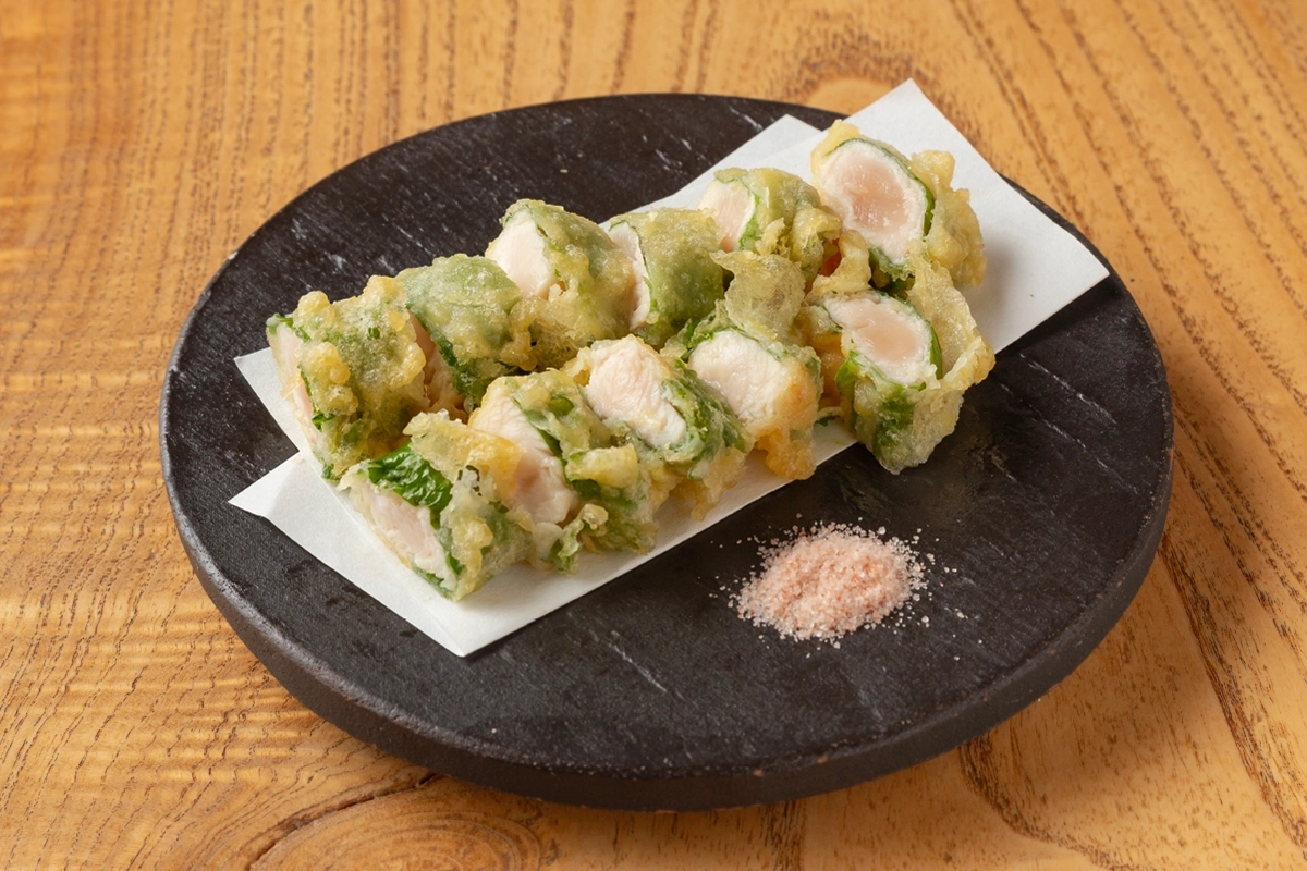 ささみのしそ巻天ぷら