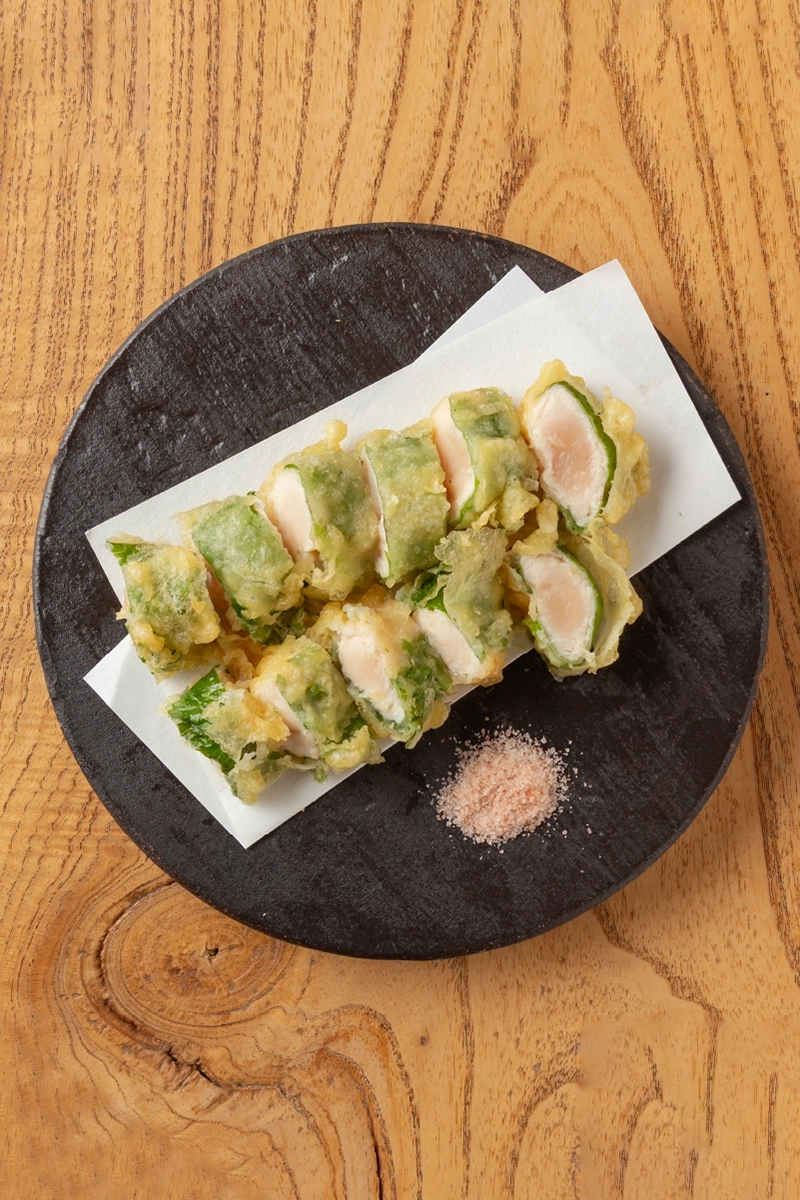 ささみのしそ巻天ぷら