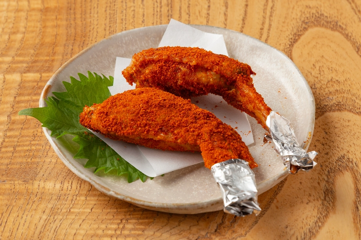 辛い手羽先の唐揚げ